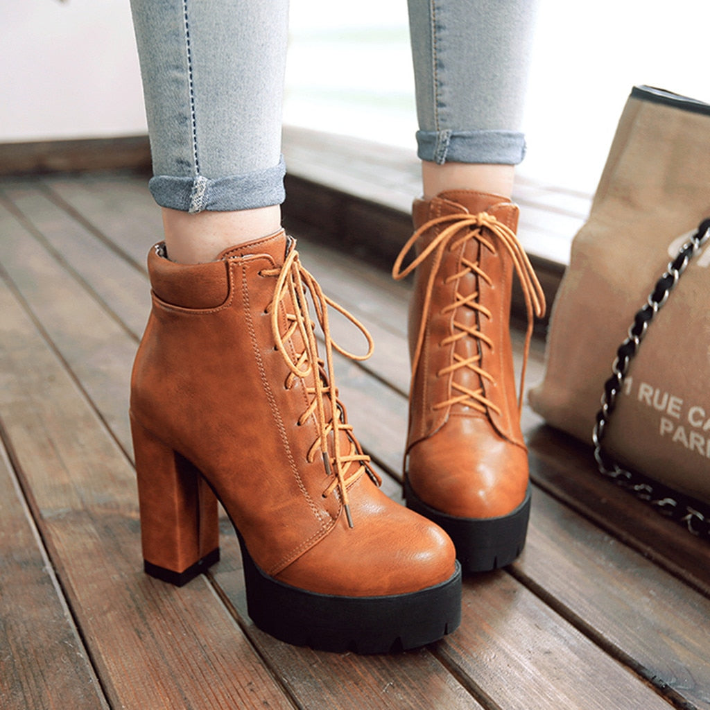 The Chelsea Block heeled ankle boot, winter wear for women. WickedYo